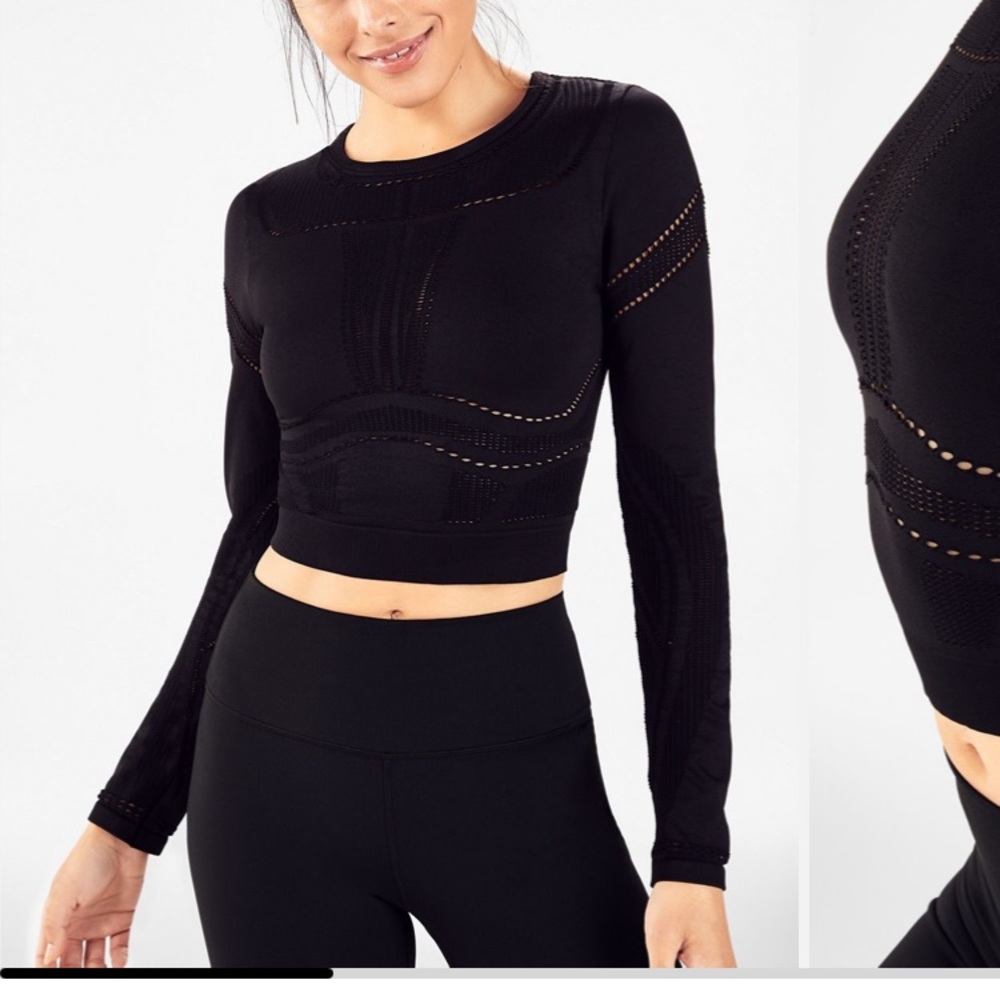 Jaymee Mesh Long Sleeve Top